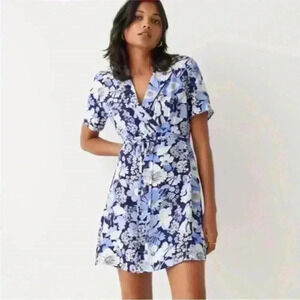 & Other Stories Women Printed Mini Dress EUR40
Blue Floral Short Sleeve worn 1x